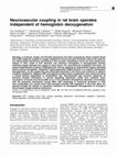 Research paper thumbnail of Neurovascular Coupling in Rat Brain Operates Independent of Hemoglobin Deoxygenation