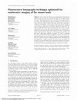 Research paper thumbnail of Fluorescence tomography technique optimized for noninvasive imaging of the mouse brain