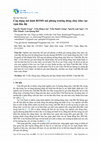 Research paper thumbnail of Ứng dụng mô hình ROMS mô phỏng trường dòng chảy khu vực vịnh Bắc Bộ