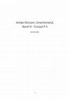 Research paper thumbnail of Antike Münzen: Griechenland, Band III - Europa, P-S