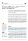 Research paper thumbnail of Short Run and Long Run Effects of Corruption on Economic Growth: Evidence from Balkan Countries