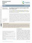 Research paper thumbnail of Eco design for Ag-based solutions against SARS-CoV-2 and E. coli