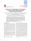 Research paper thumbnail of Influence of Al and Mg Addition on Thermoelectric Properties of Higher Manganese Silicides Obtained by Reactive Sintering