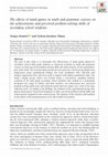 Research paper thumbnail of The effects of mind games in math and grammar courses on the achievements and perceived problem‐solving skills of secondary school students