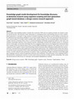 Research paper thumbnail of Knowledge graph model development for knowledge discovery in dementia research using cognitive scripting and next-generation graph-based database: a design science research approach