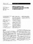 Research paper thumbnail of Influence of kidney or heart transplantation on the urinary excretion of epidermal growth factor