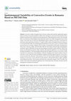 Research paper thumbnail of Spatiotemporal Variability of Convective Events in Romania Based on METAR Data