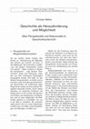 Research paper thumbnail of Geschichte als Herausforderung und Möglichkeit: Über Perspektivität und Diskursivität im Geschichtsunterricht