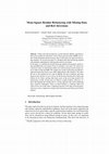 Research paper thumbnail of Mean Square Residue Biclustering with Missing Data and Row Inversions