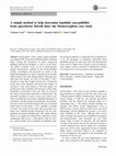 Research paper thumbnail of A simple method to help determine landslide susceptibility from spaceborne InSAR data: the Montescaglioso case study