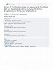 Research paper thumbnail of Serum A Proliferation-Inducing Ligand and MicroRNA-223 are Associated with Rheumatoid Arthritis: Diagnostic and Prognostic Implications