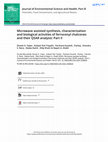 Research paper thumbnail of Microwave assisted synthesis, characterization and biological activities of ferrocenyl chalcones and their QSAR analysis: Part II