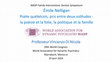 Research paper thumbnail of Émile NelliganPoète québécois, pris entre deux solitudes : la poèsie et la folie, la politique et la famille