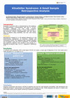 Research paper thumbnail of Klinefelter syndrome: a small sample retrospective analysis