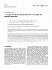 Research paper thumbnail of A Comparative Study of Some Point Process Models for Dynamic Networks