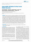 Research paper thumbnail of Imperceptible AR Markers for Near-Screen Mobile Interaction