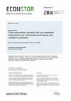 Research paper thumbnail of Euler consumption equation with non-separable preferences over consumption and leisure and collateral constraints