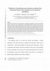 Research paper thumbnail of Reduction of greenhouse gas emissions resulting from decreased losses in the conductors of an electrical installation