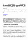 Research paper thumbnail of La responsabilità contrattuale dell’imprenditore, dopo l’interpolazione del secondo comma dell’art. 2086 c