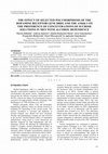 Research paper thumbnail of The effect of selected polymorphisms of the dopamine receptor gene DRD2 and the ANKK-1 on the preference of concentrations of sucrose solutions in men with alcohol dependence