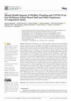 Research paper thumbnail of Mental Health Impacts of Wildfire, Flooding and COVID-19 on Fort McMurray School Board Staff and Other Employees: A Comparative Study