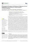 Research paper thumbnail of Evaluating the Prevalence and Predictors of Moderate to Severe Depression in Fort McMurray, Canada during the COVID-19 Pandemic