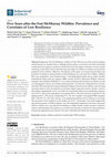 Research paper thumbnail of Five Years after the Fort McMurray Wildfire: Prevalence and Correlates of Low Resilience