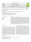 Research paper thumbnail of Increased methane emission from natural gas seepage at Katakolo Harbour (Western Greece)