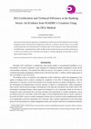 Research paper thumbnail of ISO Certification and Technical Efficiency in the Banking Sector: An Evidence from WAEMU’s Countries Using the DEA Method