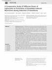 Research paper thumbnail of A Comparative Study of Different Doses of Lignocaine on Prevention of Etomidate Induced Myoclonus during Induction of Anesthesia