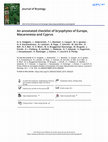 Research paper thumbnail of An annotated checklist of bryophytes of Europe, Macaronesia and Cyprus