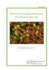 Research paper thumbnail of Revision of the bryophyte schedule for the Flora (Protection) Order, 2015