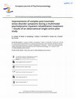 Research paper thumbnail of Improvements of complex post-traumatic stress disorder symptoms during a multimodal psychodynamic inpatient rehabilitation treatment -results of an observational single-centre pilot study