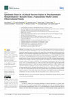 Research paper thumbnail of Epistemic Trust Is a Critical Success Factor in Psychosomatic Rehabilitation-Results from a Naturalistic Multi-Center Observational Study