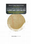 Research paper thumbnail of Epistemología de las ciencias sociales. Perspectivas y problemas de las representaciones científicas de lo social (2012)