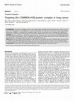 Research paper thumbnail of Targeting the COMMD4–H2B protein complex in lung cancer