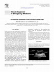 Research paper thumbnail of Ultrasound Diagnosis of Rectus Sheath Hematoma