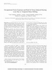 Research paper thumbnail of Occupational Noise Exposure and Risk for Noise-Induced Hearing Loss Due to Temporal Bone Drilling