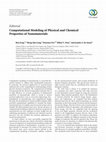 Research paper thumbnail of Computational Modeling of Physical and Chemical Properties of Nanomaterials