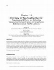 Research paper thumbnail of Entropy of Nanostructures