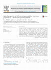 Research paper thumbnail of Optical properties of CdS micro/nanocrystalline structures prepared via a thermal evaporation method