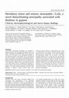 Research paper thumbnail of Hereditary motor and sensory neuropathy--Lom, a novel demyelinating neuropathy associated with deafness in gypsies. Clinical, electrophysiological and nerve biopsy findings