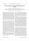 Research paper thumbnail of Theoretical approach of a polymer stabilized blue phase beam steering