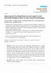 Research paper thumbnail of Article Improving the Pass-Band Return Loss in Liquid Crystal Dual-Mode Bandpass Filters by Microstrip Patch Reshaping