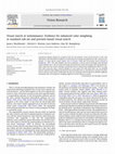 Research paper thumbnail of Visual search at isoluminance: Evidence for enhanced color weighting in standard sub-set and preview-based visual search