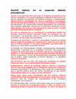 Research paper thumbnail of Xóchitl Gálvez en el segundo debate presidencial