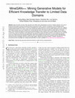 Research paper thumbnail of MineGAN++: Mining Generative Models for Efficient Knowledge Transfer to Limited Data Domains