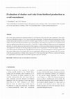 Research paper thumbnail of Evaluation of chañar seed cake from biodiesel production as a soil amendment