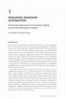 Research paper thumbnail of Imagining Mundane Automation