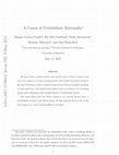 Research paper thumbnail of A Canon of Probabilistic Rationality